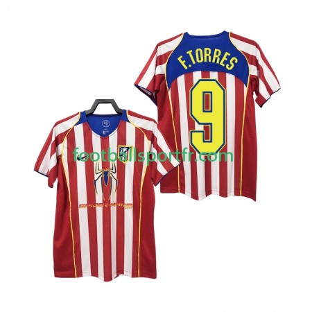 Tenue Atlético Madrid F TORRES 9 2004 Retro Domicile 2005 Maillot de Foot